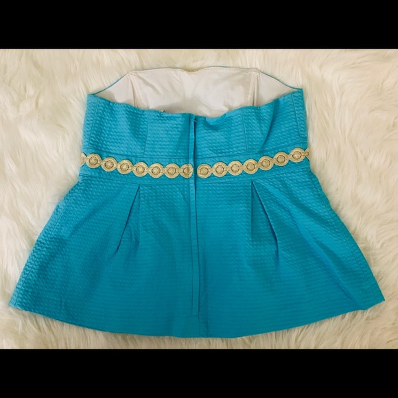 👗 Lily Pulitzer dressy strapless shirt - Picture 2 of 6